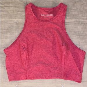 Outdoor voices Athena crop top bra Flamingo in M